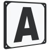 Lettres d'arène de dressage 12 pcs acier 