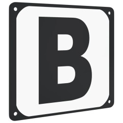 Lettres d'arène de dressage 12 pcs acier 