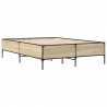 Cadre de lit sans matelas chêne sonoma 120x190 cm 