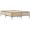 Cadre de lit sans matelas chêne sonoma 120x190 cm 