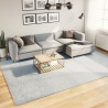 Tapis HUARTE à poils courts doux et lavable bleu 240x340 cm 