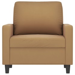 Fauteuil Marron 60 cm Velours 