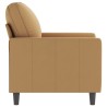 Fauteuil Marron 60 cm Velours 