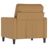 Fauteuil Marron 60 cm Velours 