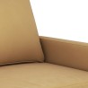 Fauteuil Marron 60 cm Velours 