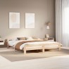 Cadre de lit sans matelas 180x200 cm bois massif de pin 