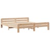 Cadre de lit sans matelas 180x200 cm bois massif de pin 