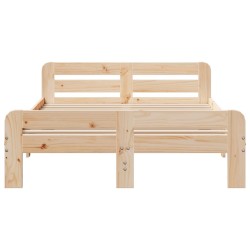 Cadre de lit sans matelas 180x200 cm bois massif de pin 