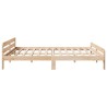 Cadre de lit sans matelas 180x200 cm bois massif de pin 