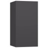 Meubles TV 4 pcs Gris 30,5x30x60 cm Bois d'ingénierie 
