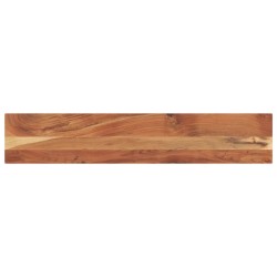 Dessus de table 140x20x3,8cm rectangulaire bois massif d'acacia 