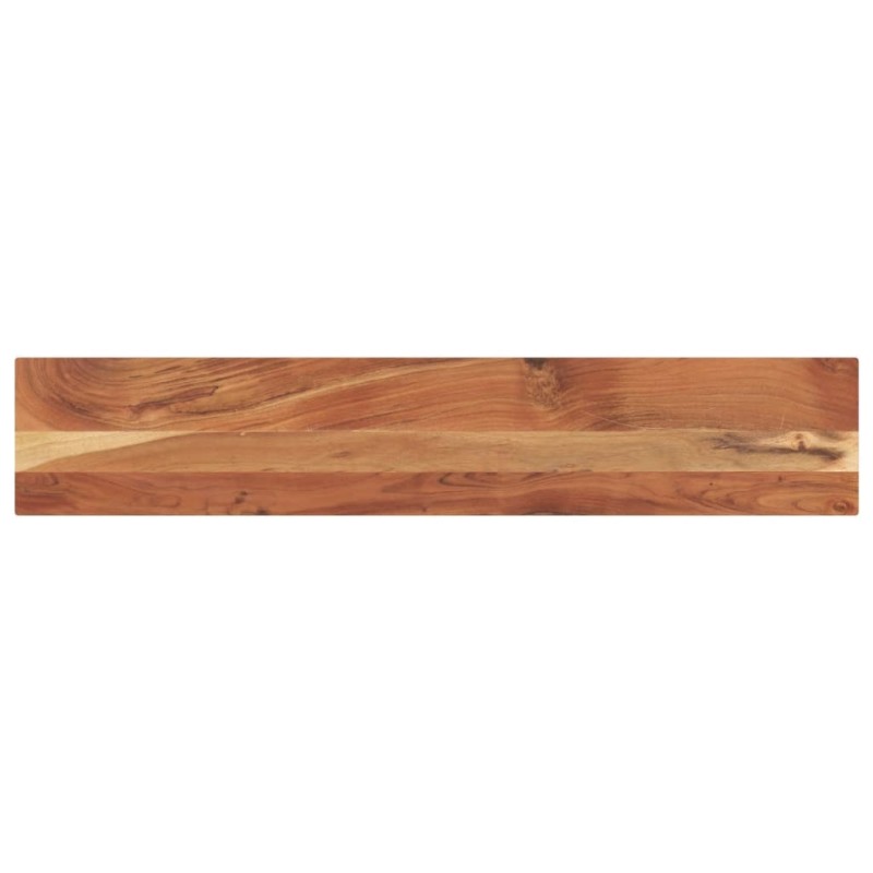 Dessus de table 140x20x3,8cm rectangulaire bois massif d'acacia 