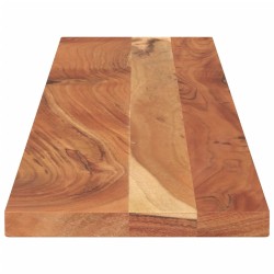 Dessus de table 140x20x3,8cm rectangulaire bois massif d'acacia 
