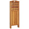 Cloison de séparation 4 panneaux 162x2x115 cm Bois d'acacia 