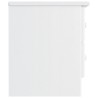 Table de chevet ALTA blanc 41x35x41 cm bois de pin massif 