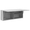 Armoire murale de bain sonoma gris 100x25x40 cm bois ingénierie 