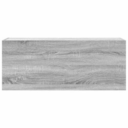 Armoire murale de bain sonoma gris 100x25x40 cm bois ingénierie 