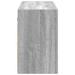 Armoire murale de bain sonoma gris 100x25x40 cm bois ingénierie 