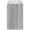Armoire murale de bain sonoma gris 100x25x40 cm bois ingénierie 