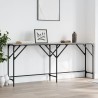 Table console sonoma gris 180x29x75 cm bois d'ingénierie 