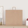 Sacs en papier 250 pcs avec poignées marron 54x15x49 cm 