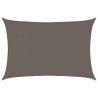 Voile d'ombrage 160 g/m² Anthracite 5x7 m PEHD 