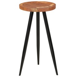 Table de bar en rondins Ø53x105 cm bois d'acacia solide  
