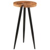 Table de bar en rondins Ø53x105 cm bois d'acacia solide  