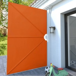 Auvent latéral pliable de terrasse Terre cuite 300 x 200 cm  