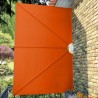 Auvent latéral pliable de terrasse Terre cuite 300 x 200 cm  