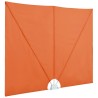 Auvent latéral pliable de terrasse Terre cuite 300 x 200 cm  