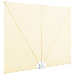 Auvent latéral pliable de terrasse Crème 300 x 200 cm 