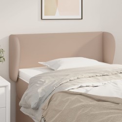 Tête de lit avec oreilles Cappuccino 93x23x78/88 cm Similicuir 