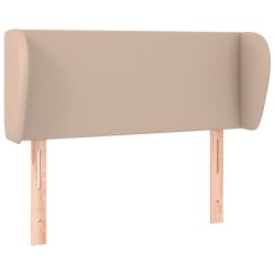 Tête de lit avec oreilles Cappuccino 93x23x78/88 cm Similicuir 