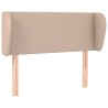 Tête de lit avec oreilles Cappuccino 93x23x78/88 cm Similicuir 