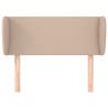 Tête de lit avec oreilles Cappuccino 93x23x78/88 cm Similicuir 