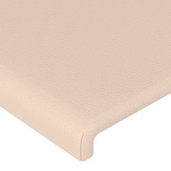 Tête de lit avec oreilles Cappuccino 93x23x78/88 cm Similicuir 