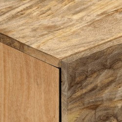 Table de chevet 50x33x60 cm bois de manguier massif 
