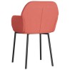 Chaises à manger lot de 2 Rose Velours 