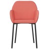 Chaises à manger lot de 2 Rose Velours 