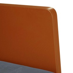 Fauteuil avec accoudoirs gris foncé 55 cm velours 