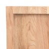 Dessus de table marron clair bois chêne massif traité 