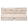 Pouf Beige Tissu 