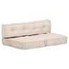 Pouf Beige Tissu 