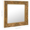 Miroir mural style baroque 60x60 cm Doré 
