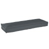 Coussins de palette pour banc 2 pcs Anthracite 120x40x8 cm en tissu Oxford 