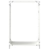 Portant de bois chauffage blanc 60x28x90 cm 