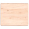 Dessus de table bois massif non traité bordure assortie 