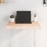 Dessus de table bois massif non traité bordure assortie 