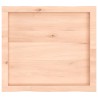 Dessus de table bois massif non traité bordure assortie 